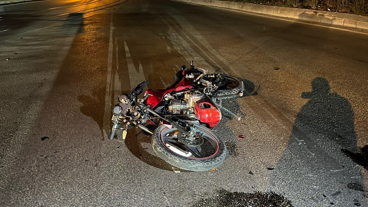 Eskişehir'de  taksi ile motosiklet çarpıştı: 1 yaralı