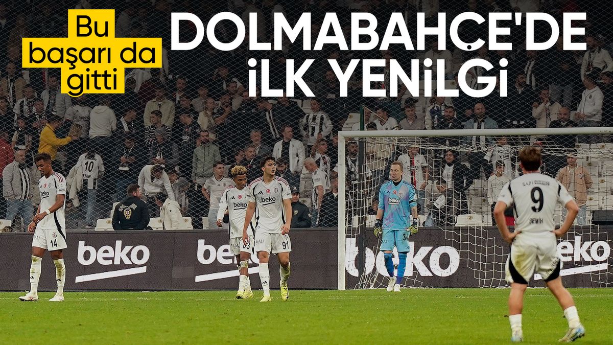 Beşiktaş, Süper Lig’de bu sezon sahasında ilk kez yenildi