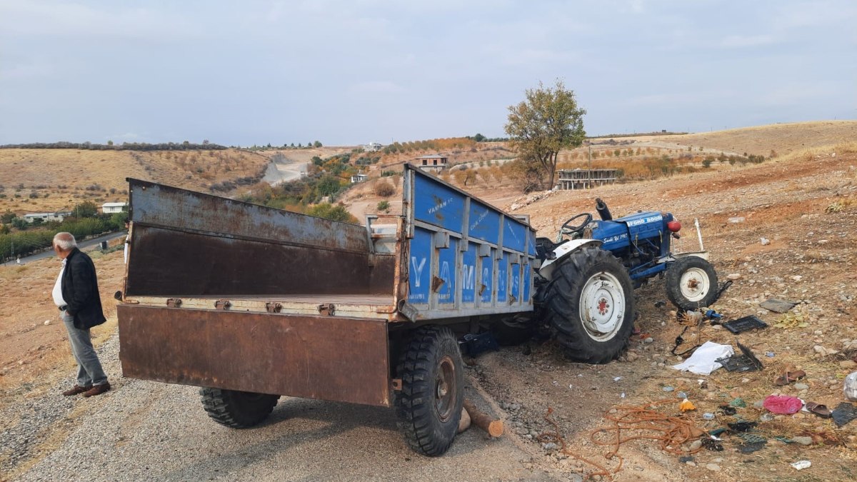 Adıyaman’da traktör devrildi: 1'i ağır 6 yaralı