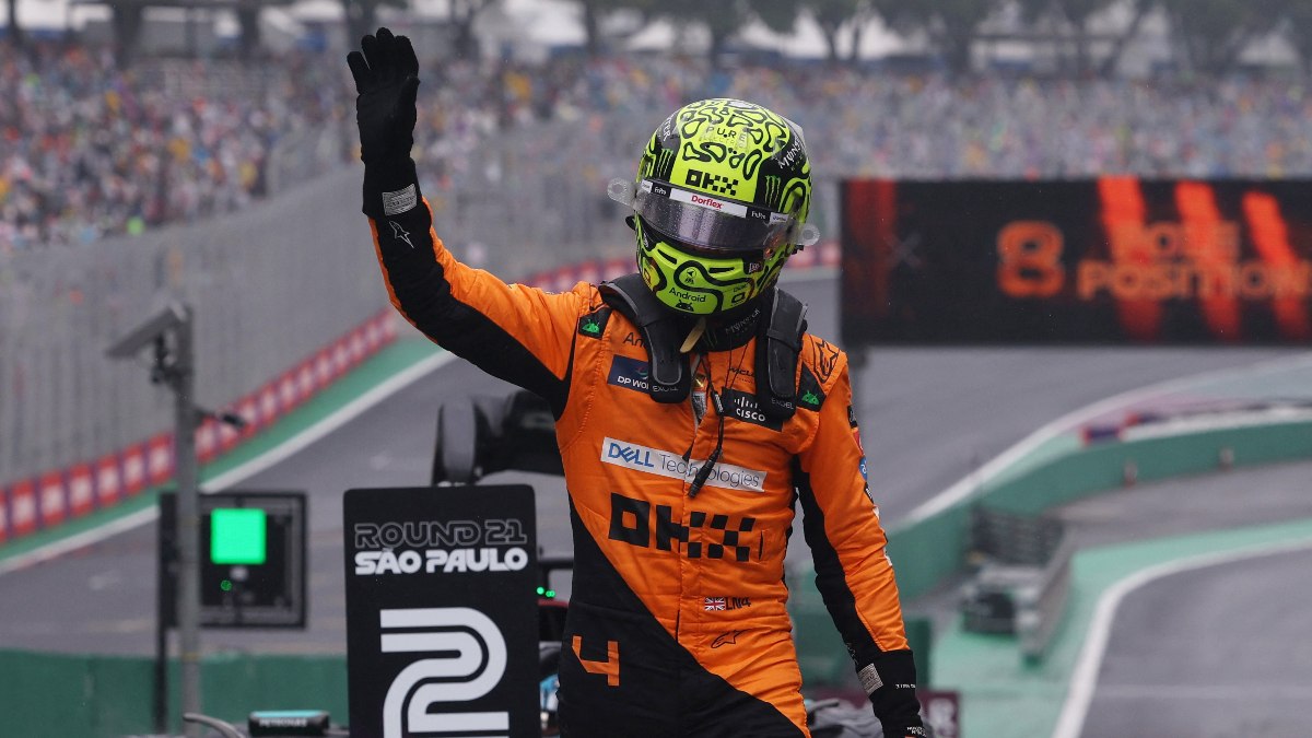 Formula 1 Brezilya Grand Prix'sinde pole pozisyonunu Lando Norris aldı