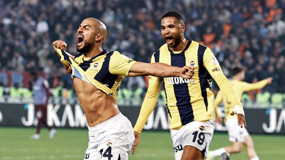 Fenerbahçe, Trabzonspor'u son dakika golüyle yendi