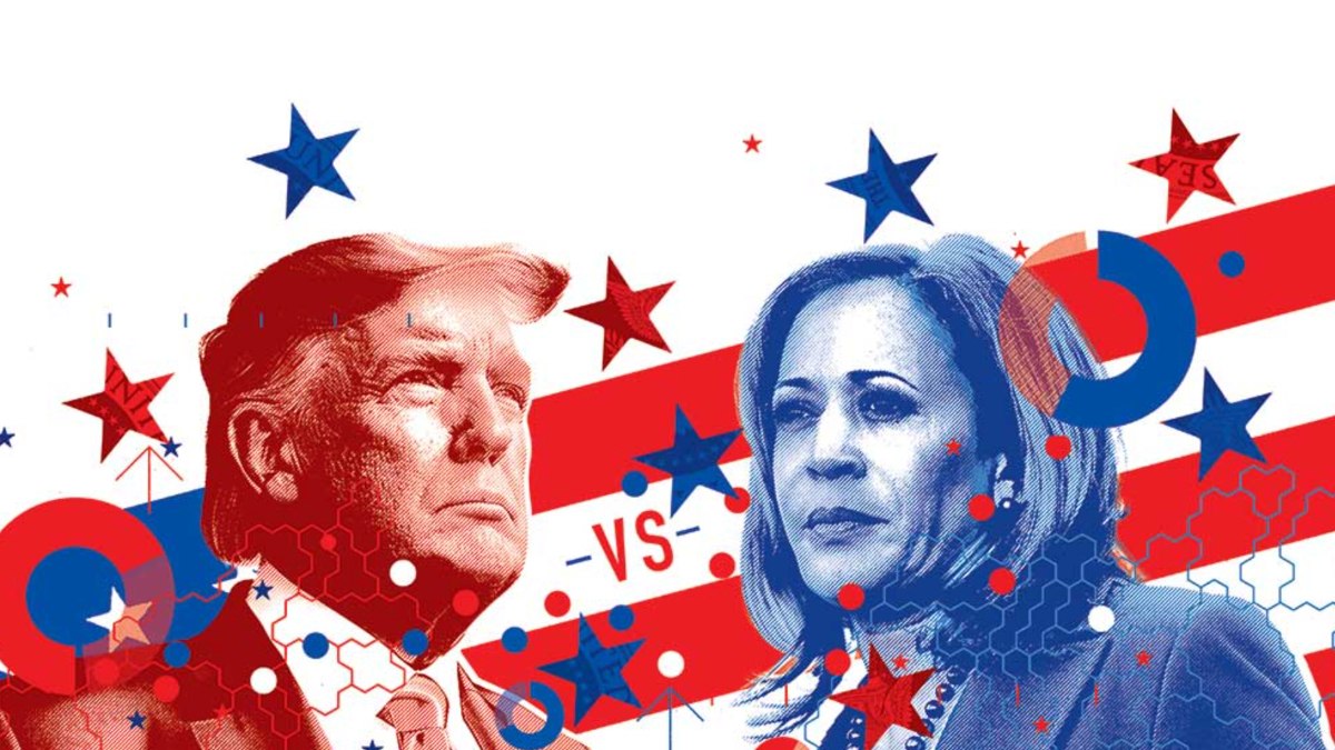 ABD Başkan adayları Donald Trump ve Kamala Harris'in birbirinden farklı geçmişleri