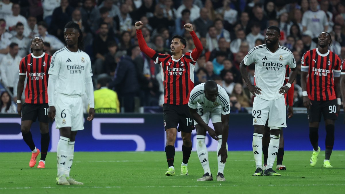 Real Madrid, evinde Milan'a mağlup oldu