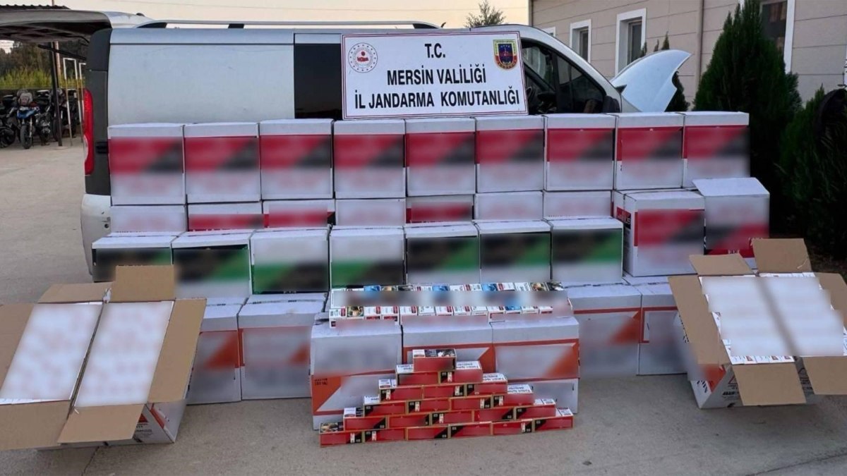 Mersin'de jandarma ekiplerinden kaçakçılık operasyonu: 1 şüpheli gözaltına alındı