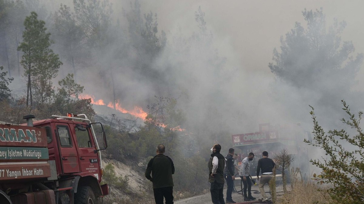 Balıkesir'deki orman yangını kontrol altında