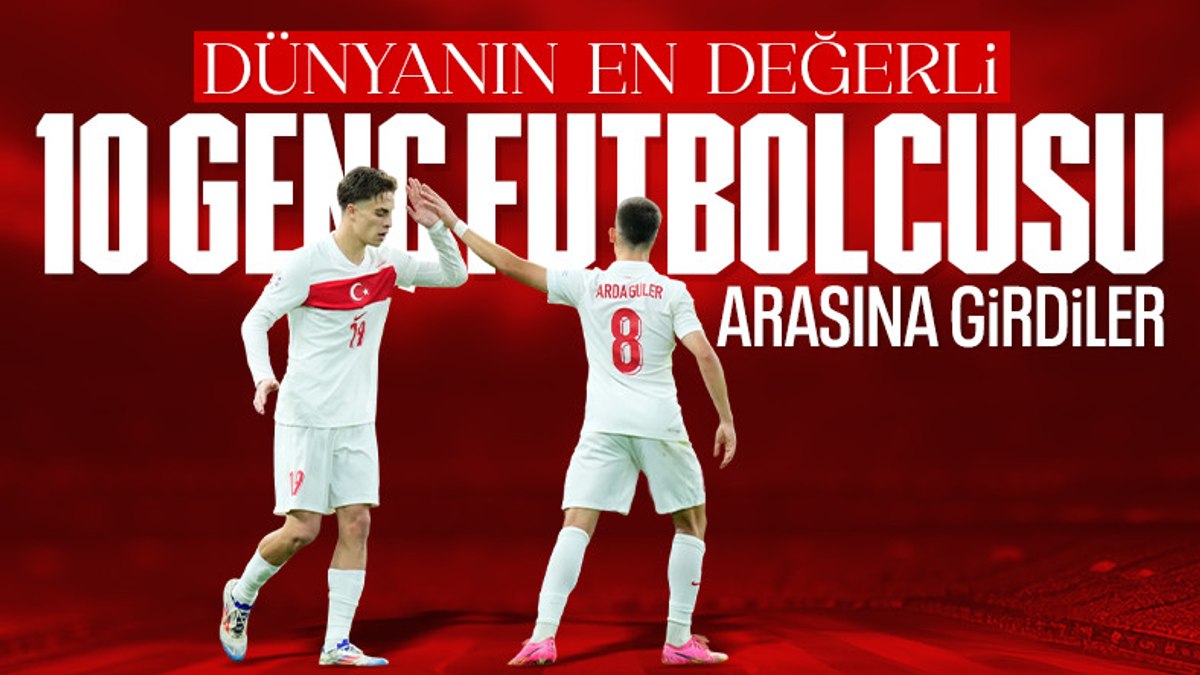 Dünyanın en değerli 21 yaş altı futbolcuları belirlendi! İlk 10'da iki Türk var