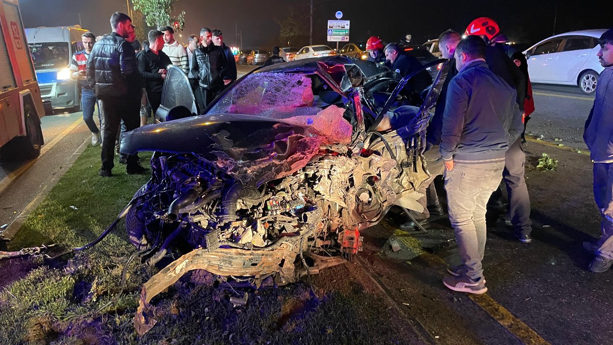 Sakarya'da zincirleme kaza: 1 ölü