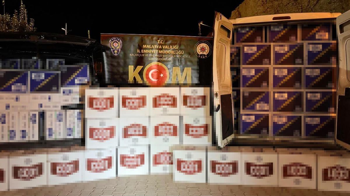 Malatya'da kaçakçılık operasyonu