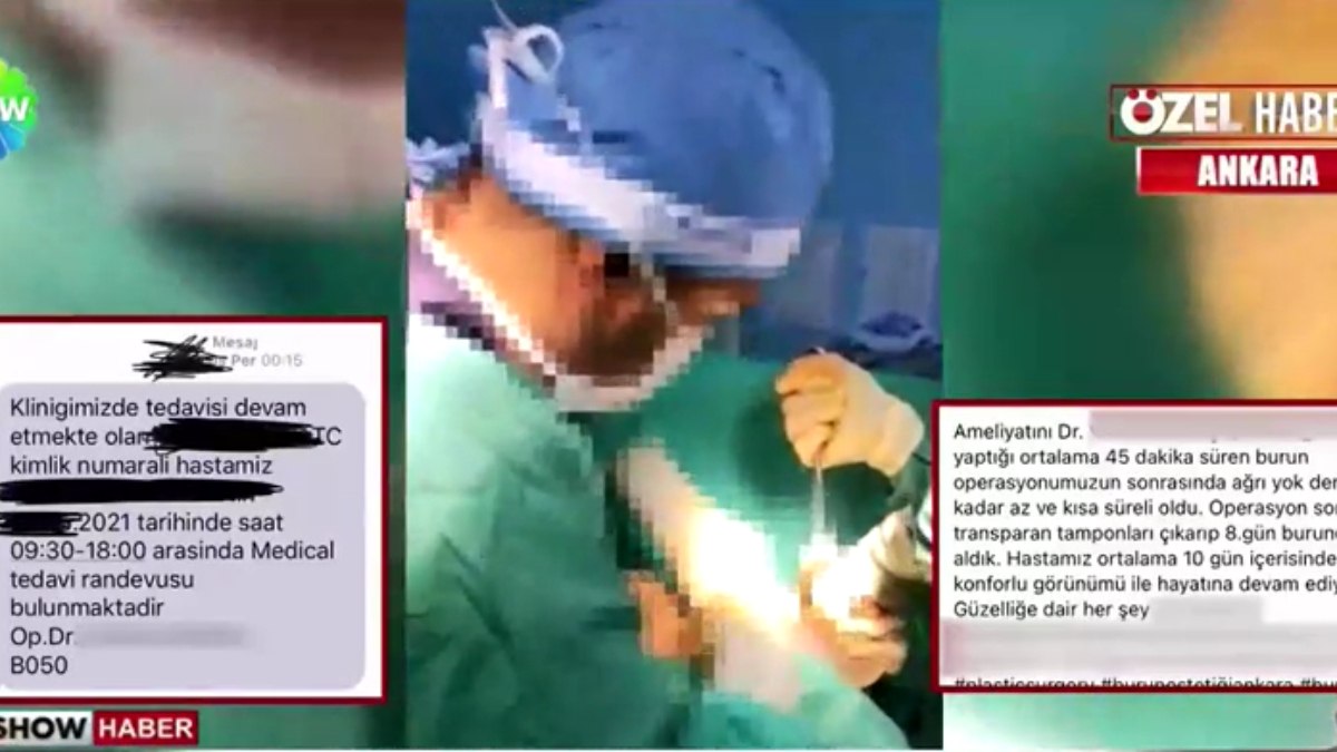 Ankara'da estetik ameliyat yaptıran kadın hayatının şokunu yaşadı! Doktoru 'sahte' çıktı