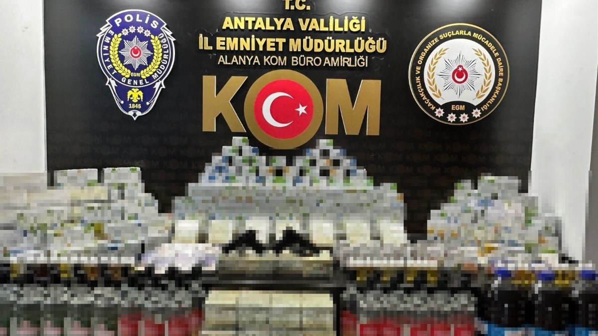 Antalya'da gümrük kaçakçılarına operasyon