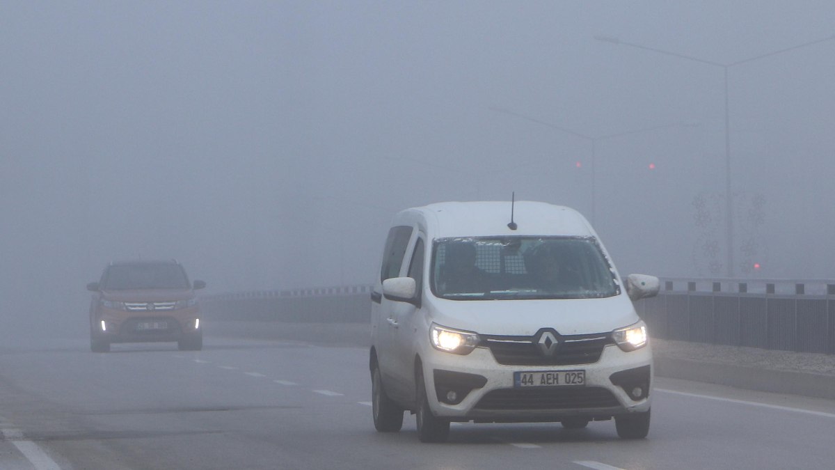 Erzurum'da sis ve soğuk hava etkili oluyor