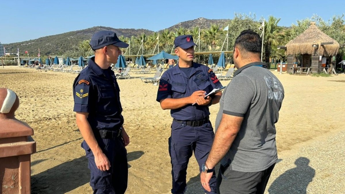 Aydın Kuşadası'nda yaz boyunca plajlar denetlendi