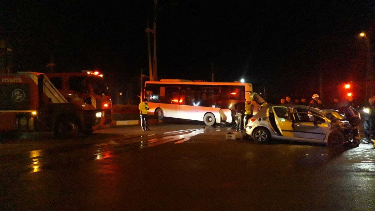 Malatya'da otobüs ile çarpışan otomobilin sürücüsünden acı haber