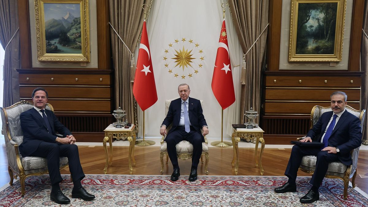 Cumhurbaşkanı Erdoğan, NATO Genel Sekreteri Rutte'yi kabul etti