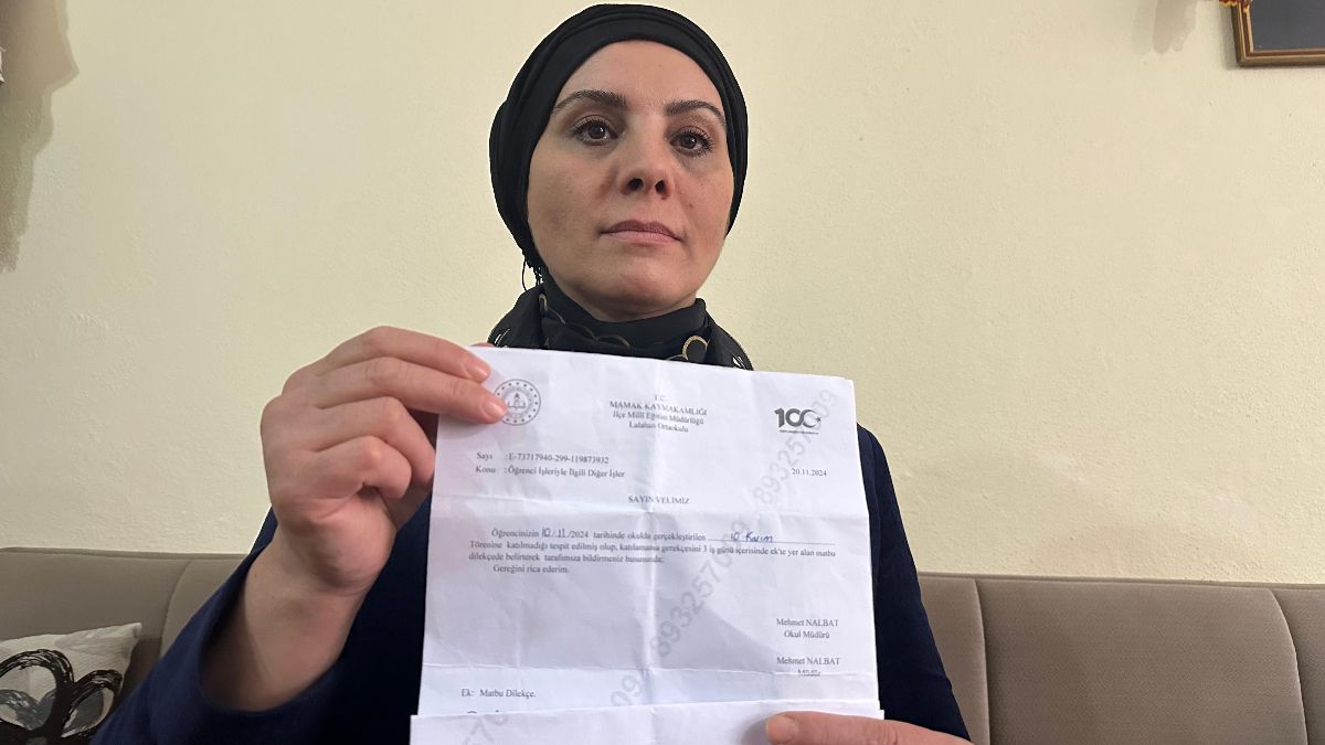 Ankara’da 10 Kasım törenine katılmayan öğrencinin velisi konuştu