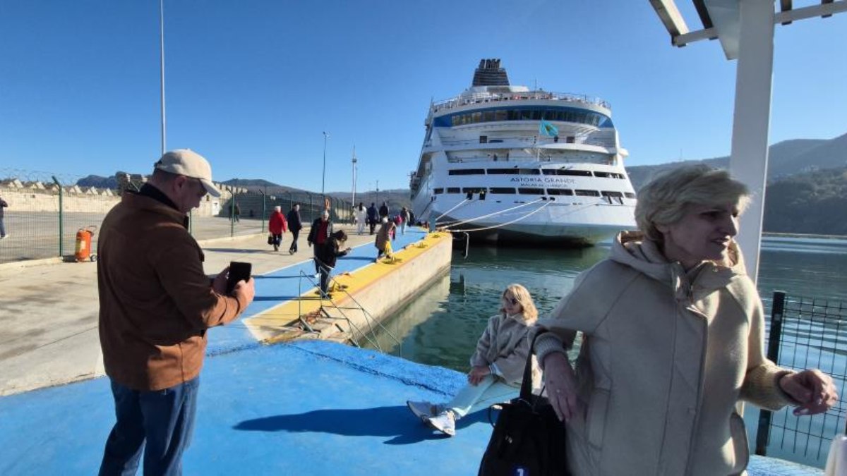 Bartın'da kruvaziyer gemi turizminde son sefer yapıldı