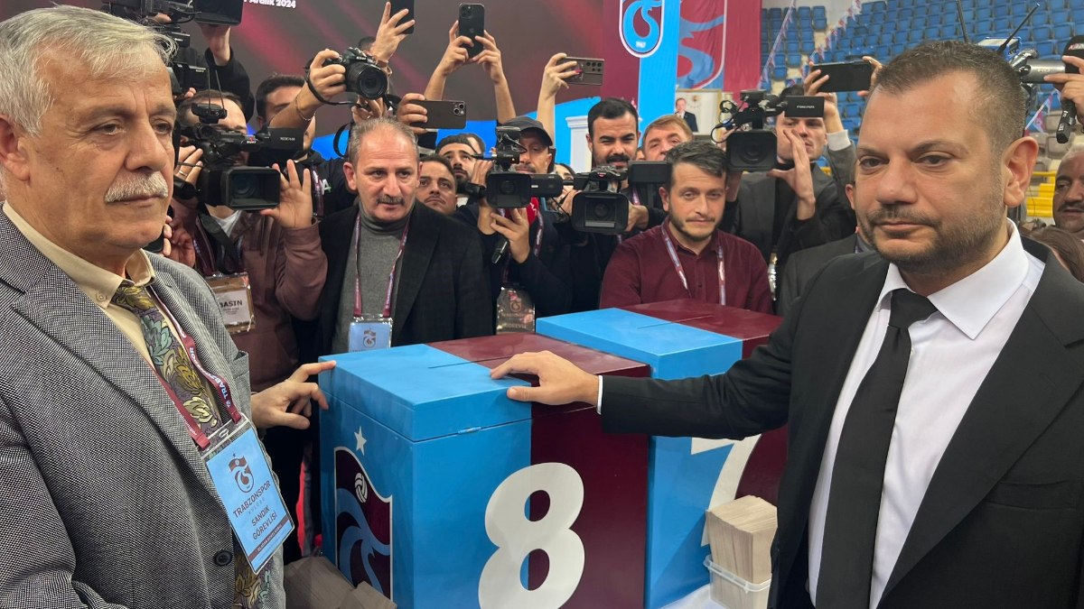 Trabzonspor Başkanı Ertuğrul Doğan oyunu verdi