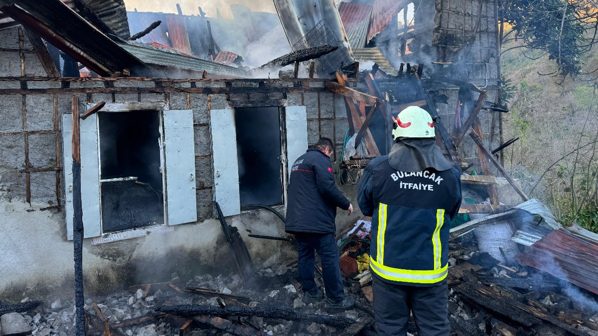 Giresun’da ev yangını: 1 ölü