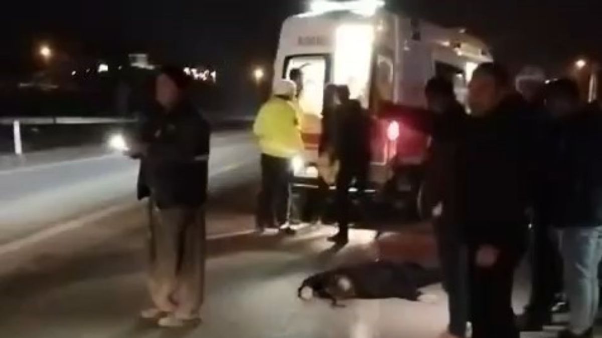 Tokat'ta taziyeye giderken minibüsün çarptığı 1 kişi öldü
