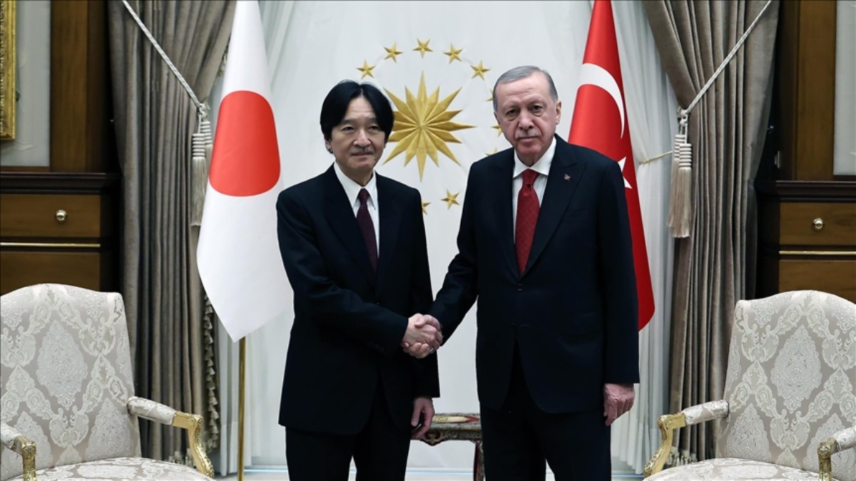 Cumhurbaşkanı Erdoğan, Japonya Veliaht Prensi'ni kabul etti