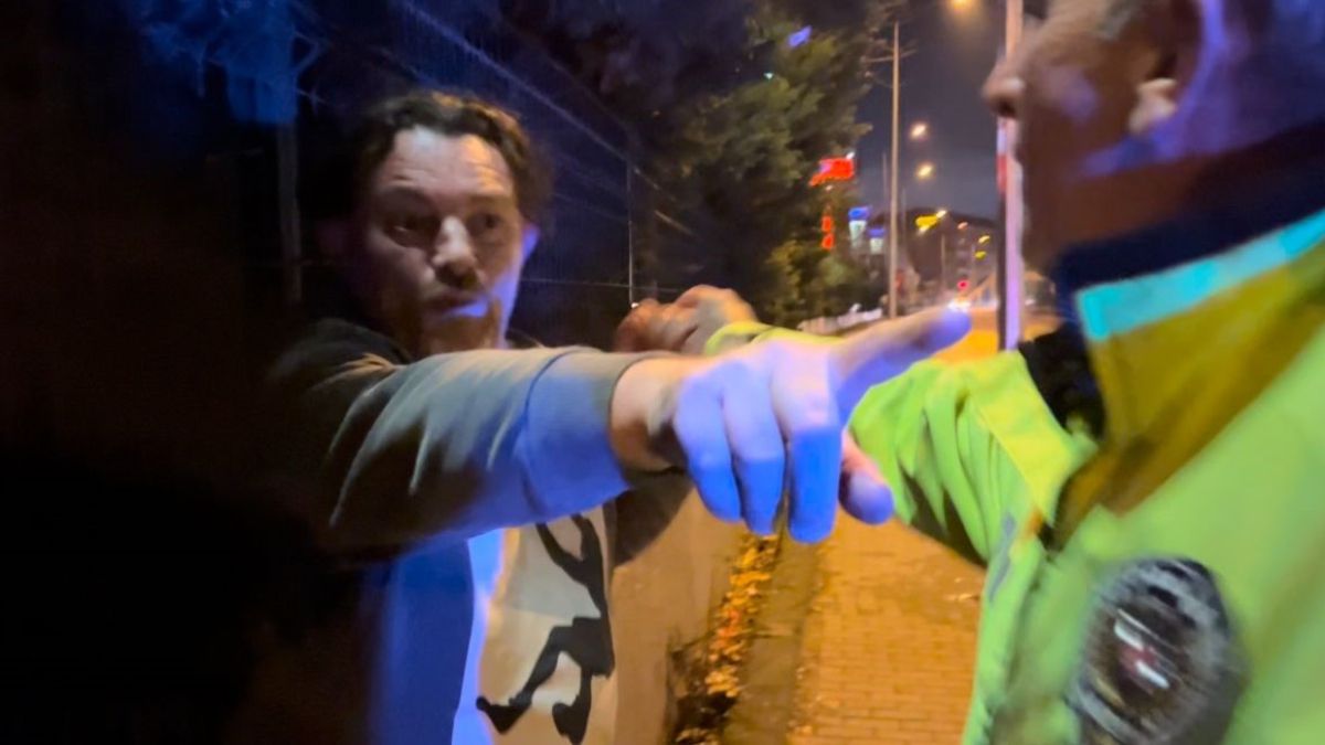 Bursa'da polis ekiplerini tehdit etti