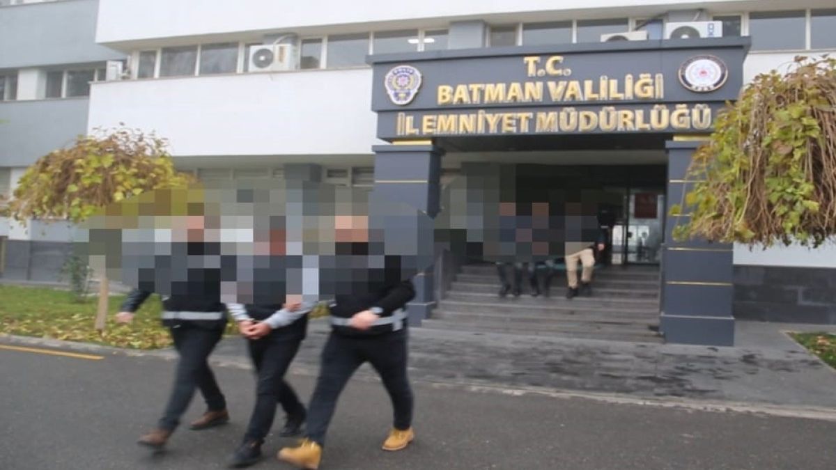 Batman’da 95 ton ham petrol çalan 3 zanlı tutuklandı
