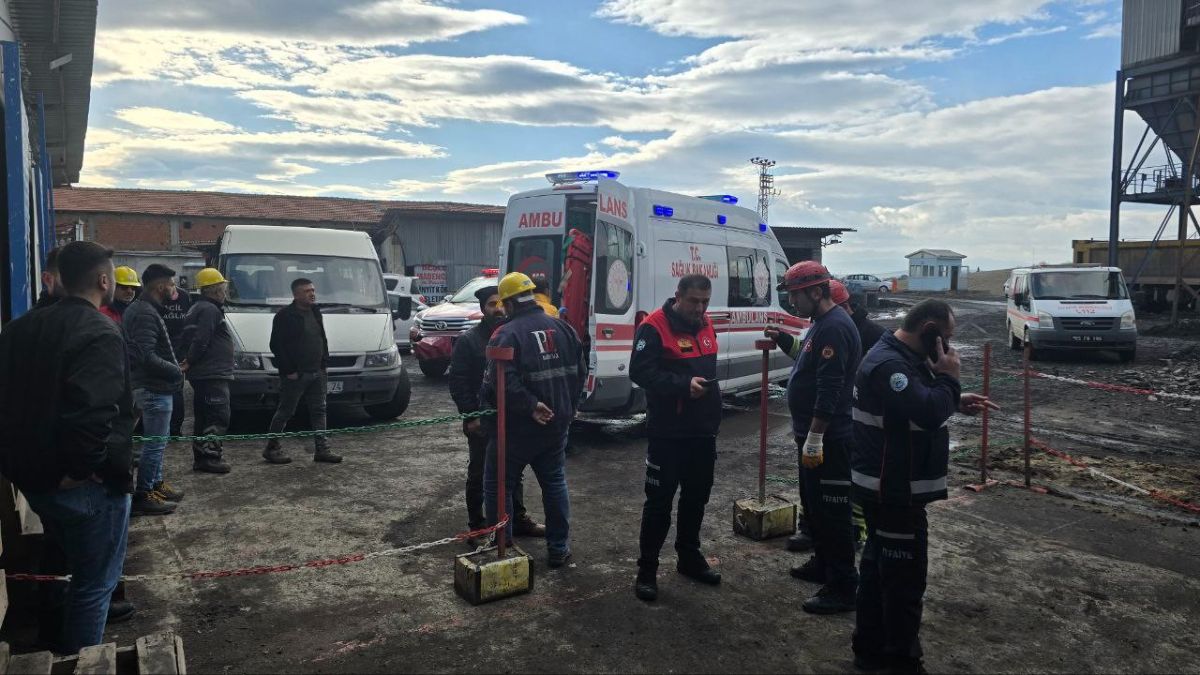 Amasya'daki maden ocağında göçük meydana geldi