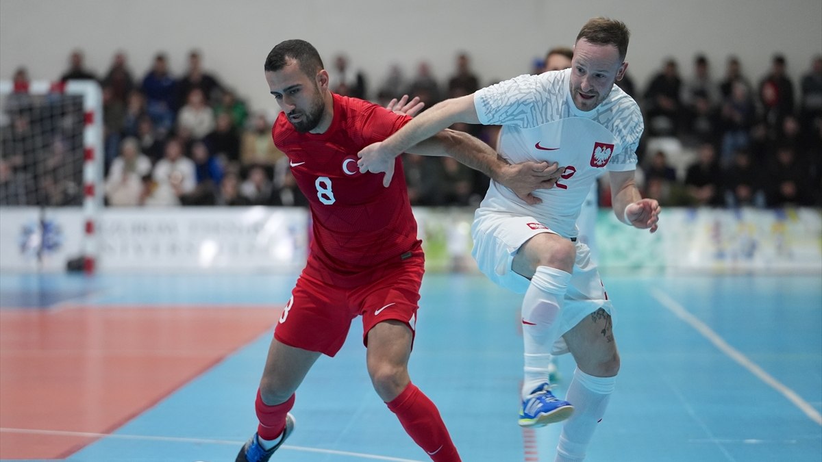 Futsal A Milli Takımı, grup elemeleri ilk maçında Polonya'ya mağlup oldu