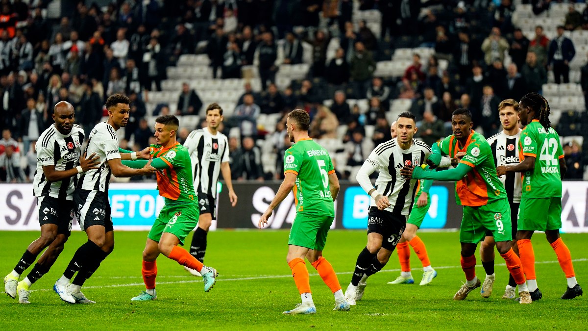 Beşiktaş, Alanyaspor'la berabere kaldı