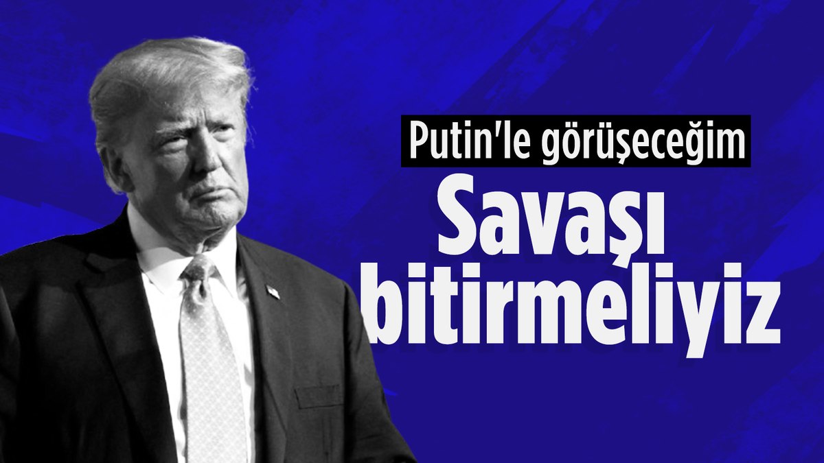 Trump'tan Ukrayna açıklaması: Savaşı bitirmeliyiz