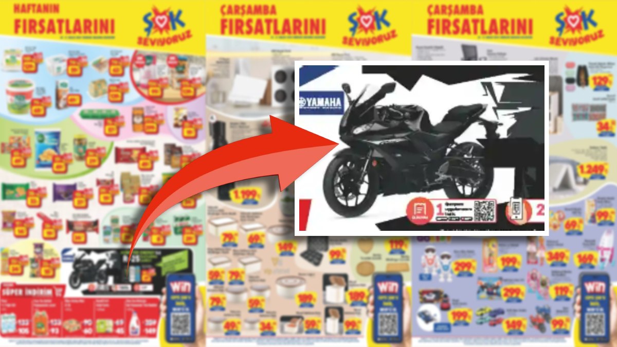 ŞOK’ta Yamaha R25 fırsatı: Kaçıran üzülecek…İşte  ŞOK 25 Aralık Aktüel