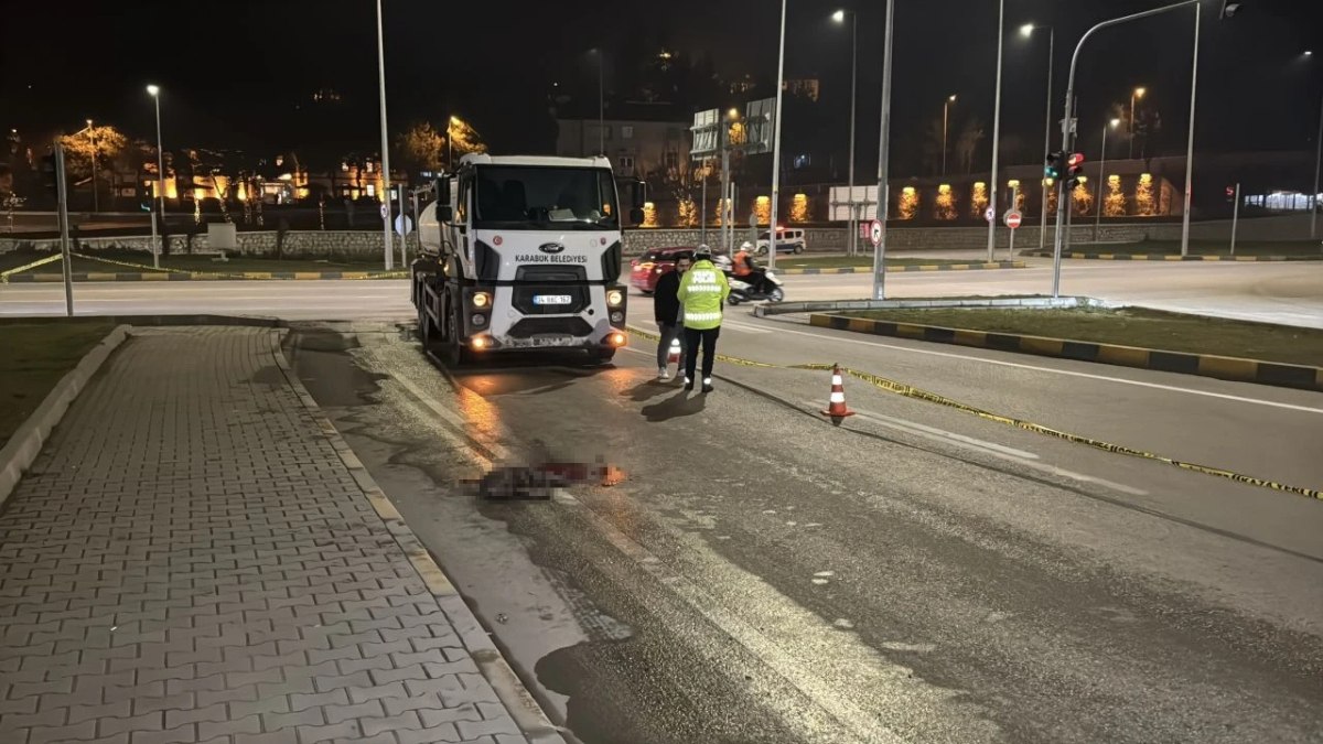 Karabük'te su tankerinin çarptığı kişiden acı haber geldi