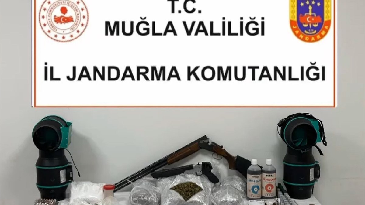 Muğla'da uyuşturucu operasyonu