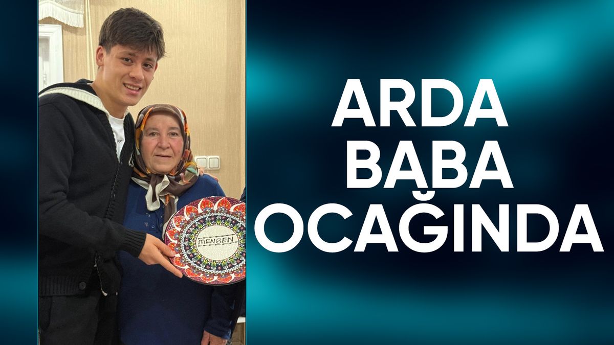 Arda Güler, baba ocağı Bolu’ya geldi