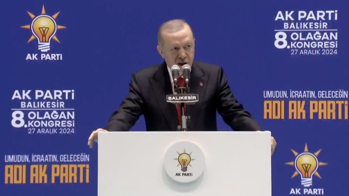 Cumhurbaşkanı Erdoğan'ın Balıkesir İl Kongresi konuşması