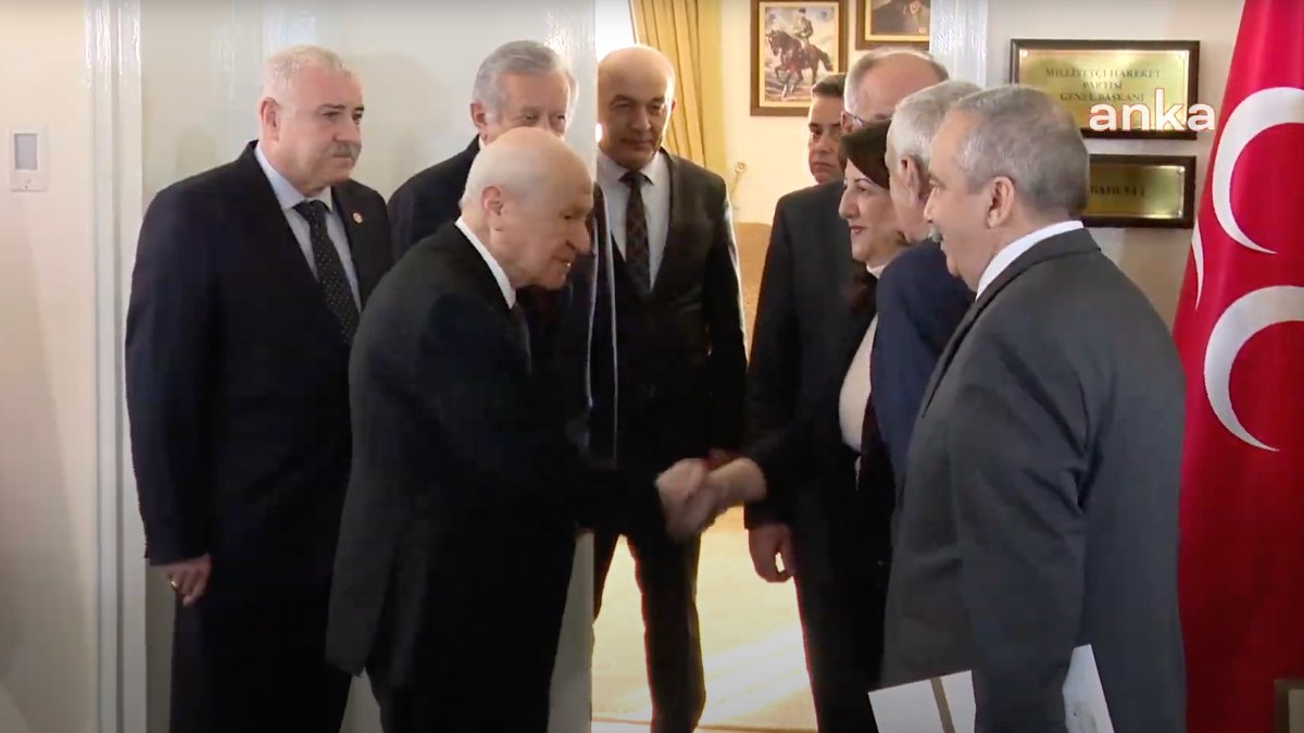 Devlet Bahçeli, İmralı ziyaretinden sonra DEM Parti heyetini kabul etti