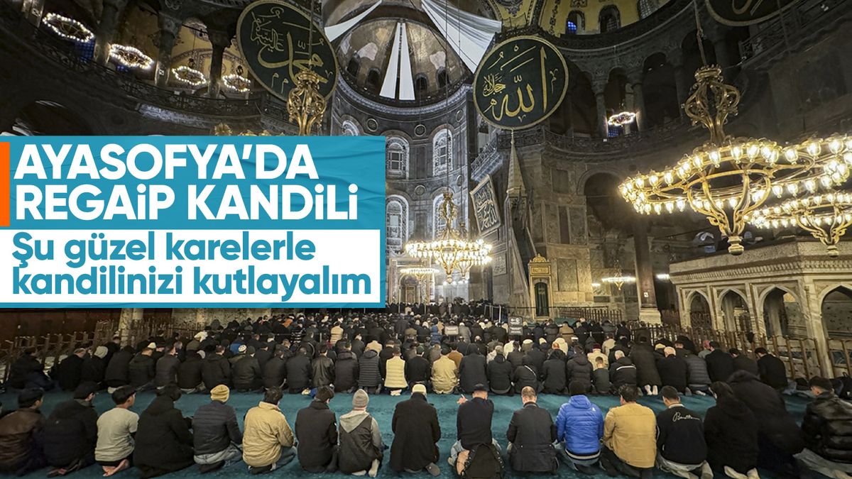 Regaip Kandili, yurt genelinde idrak edildi.