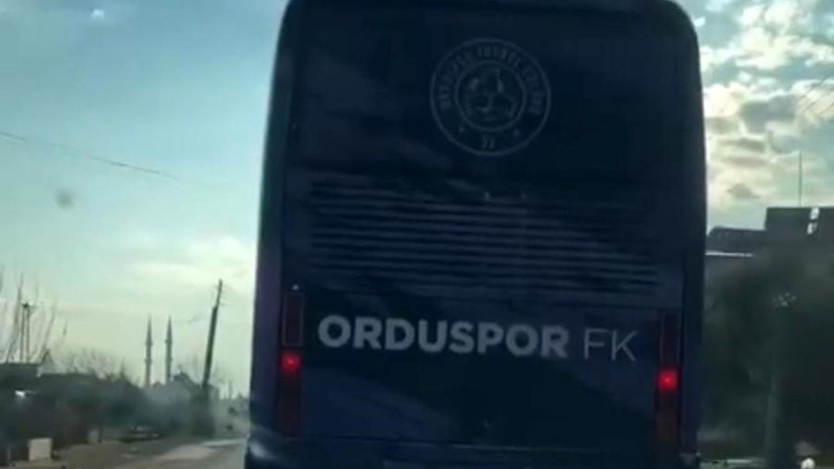 Suriye’de görülen 52 Orduspor FK otobüsüne ilişkin kulüpten açıklama