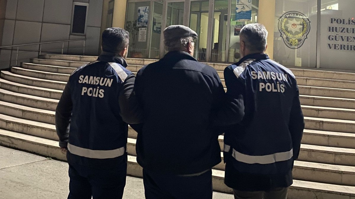 Samsun'da 45 yıl hapis cezası bulunan şahıs yakayı ele verdi