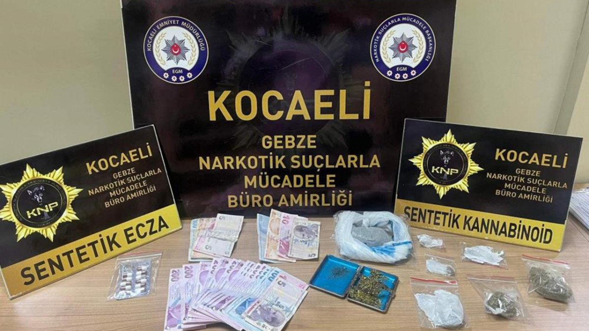 Kocaeli'de 8 şüpheli uyuşturucu ticareti suçundan tutuklandı