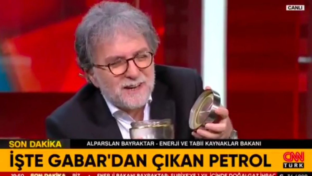 Ahmet Hakan, Gabar Dağı'ndan çıkan petrolü kokladı