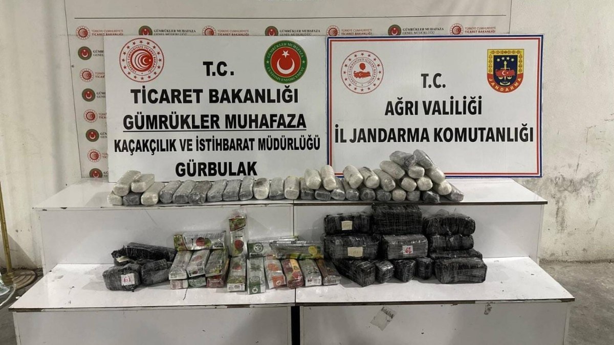 Ağrı'da uyuşturucu operasyonu: 18 kilo 730 gram esrar ele geçirildi