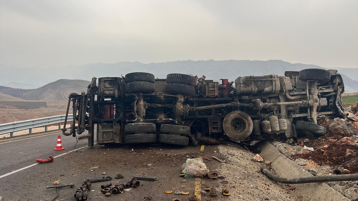 Şırnak'ta sondaj aracı devrildi: 1 kişi öldü