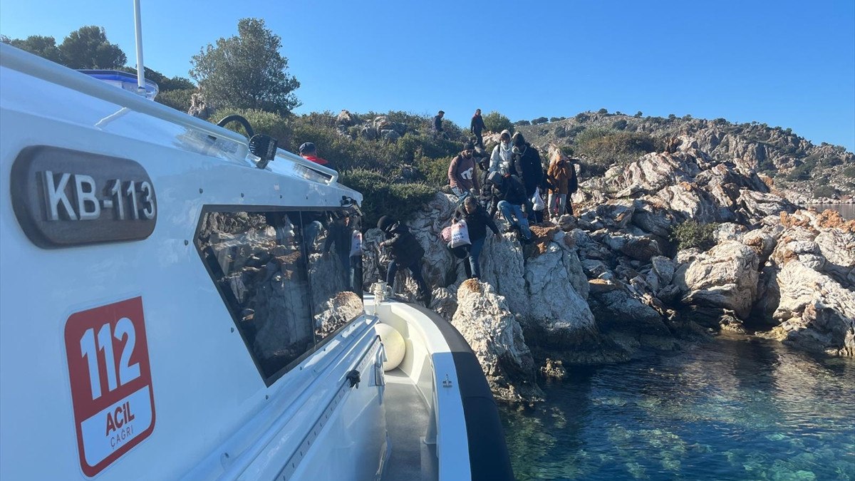 Muğla'da 41 düzensiz göçmen yakalandı