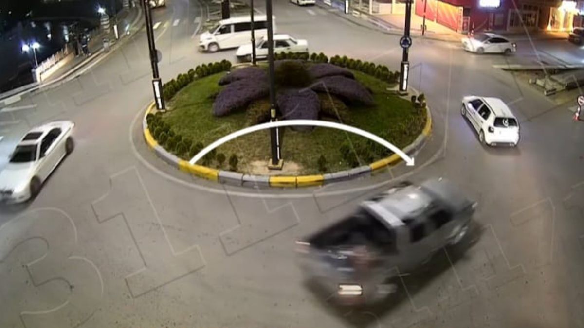Aksaray'da drift atan sürücüye ceza
