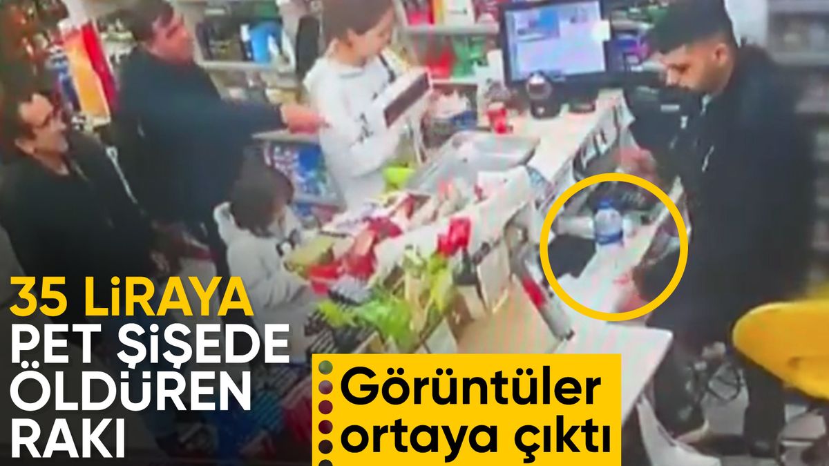 İstanbul’da sahte içki satılan anlar kamerada