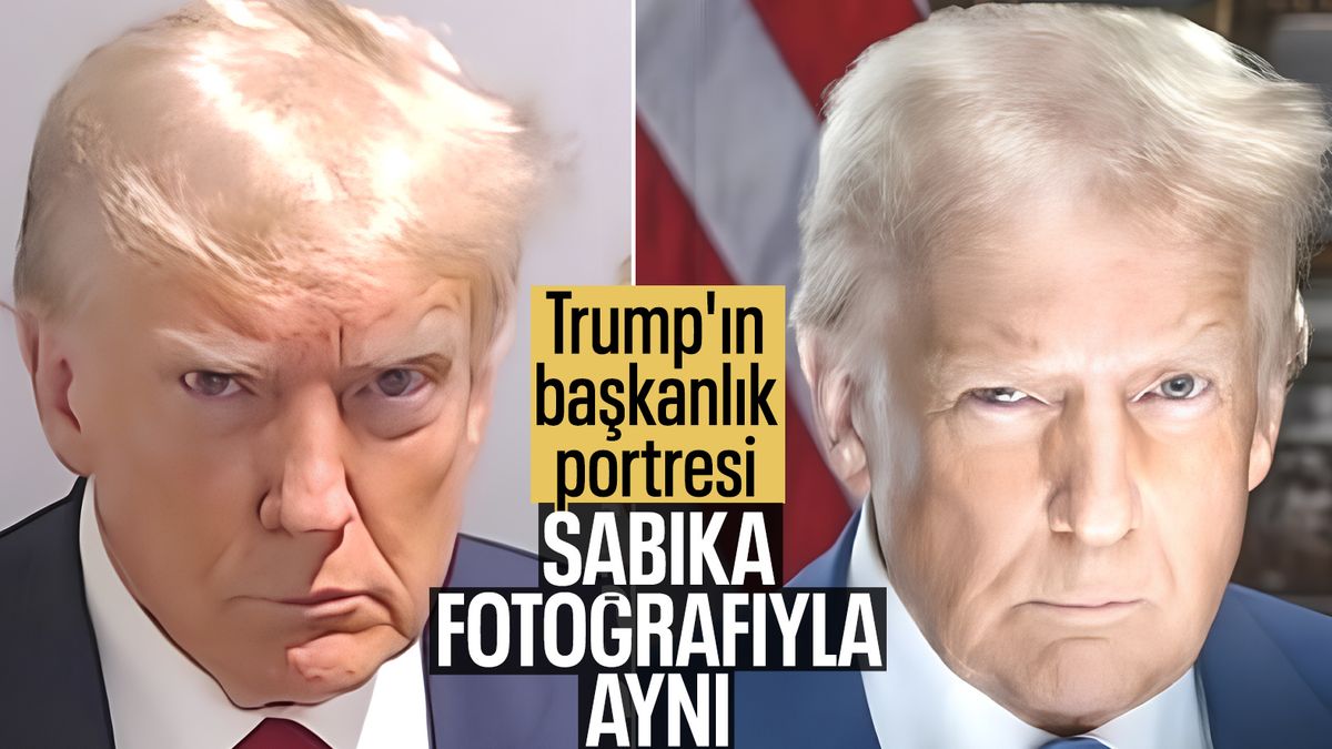 Trump’ın resmi portresi gündem oldu