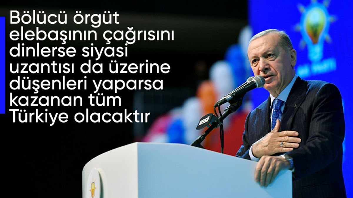 Cumhurbaşkanı Erdoğan’dan bir kez daha “terörsüz Türkiye” vurgusu
