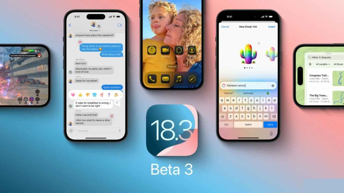 Apple, iOS 18.3 Beta 3 sürümünü yayınladı: İşte yenilikler