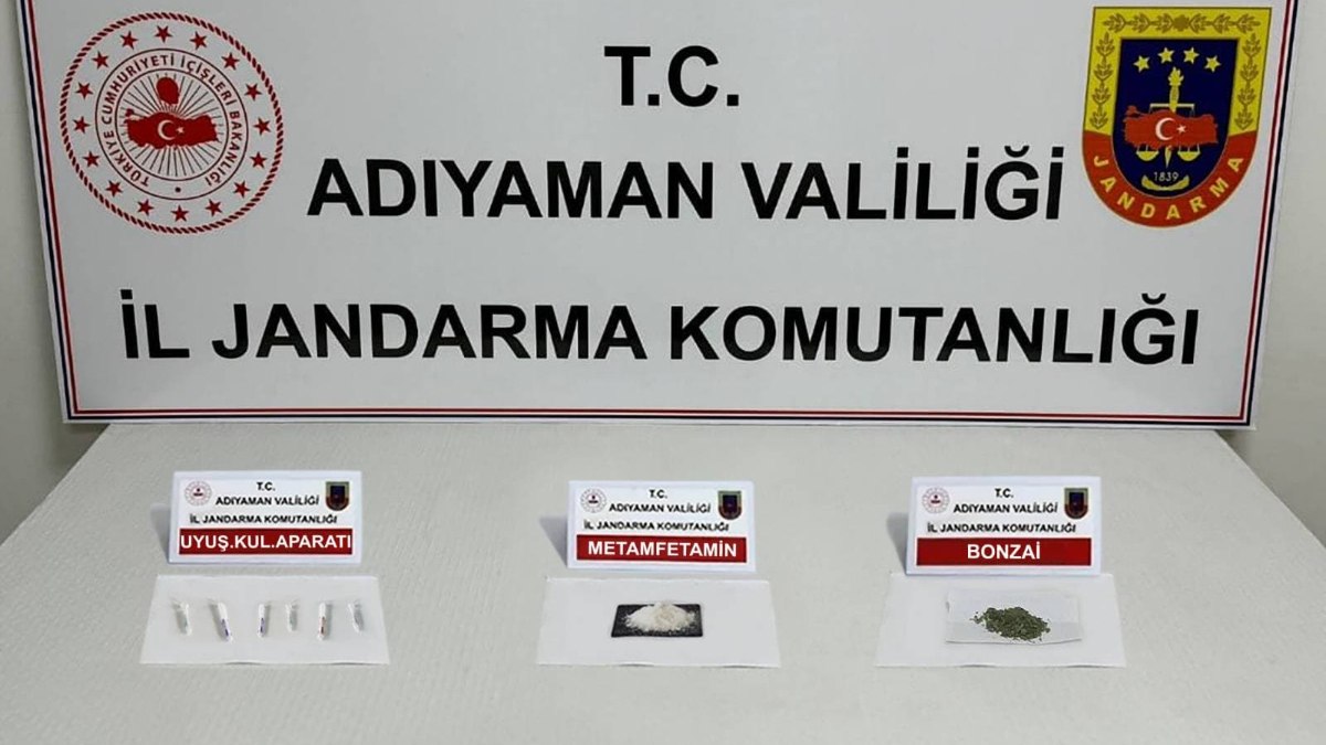 Adıyaman'da uyuşturucu operasyonu